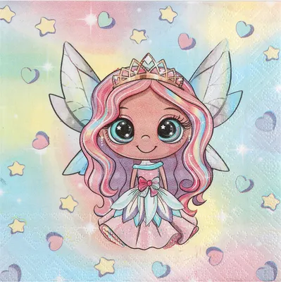 Produktbild von 20 Servietten Kleine Fee Elfe Einhorn Kindergeburtstag