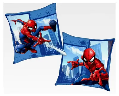 Produktbild von Spiderman Plüschkissen, Kuschelkissen, Soft Velvet, gefüllt