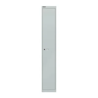 Produktbild von BISLEY Spind lichtgrau CLK121645, 1 Schließfach 30,5 x 30,5 x 180,2 cm