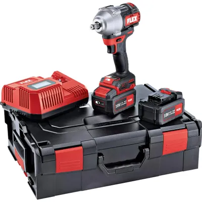 Produktbild von FLEX IW 1/2" 18.0-EC/5.0 Set Akku-Schlagschrauber 18 V 2x 5,0 Ah