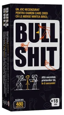 Obrázok produktu pre Bullshit – Zábavná a necenzurovaná spoločenská hra (vydanie v rumunčine)