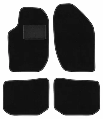Produktbild von Velours-Fußmatten für Alfa Romeo 164 1988-1997 (Limousine) – 4-tlg, Schwarz, passgenau – Wielganizator LUX