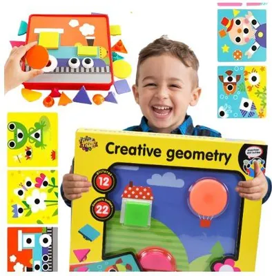 Immagine prodotto di Lolex | Tavola puzzle educativa - 25x20x5 Cm - Per bambini dai 3 anni - Giocattoli educativi - Giocattoli Montessori