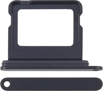 Zdjęcie produktu dla SZUFLADKA TACKA KARTY SIM DO iPhone 16 |16 Plus CZARNY