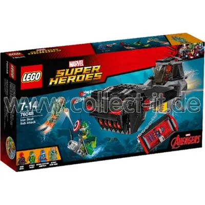 Image de LEGO® Marvel Super Heroes Avengers : L'attaque du sous-marin d'Iron Skull, 7-14 ans