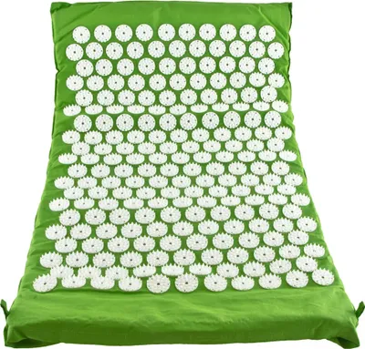 Produktbild von Akupressurmatte mit Tragetasche 75 x 44cm - lindert Rücken-, Nacken- & Kopfschmerzen, fördert Durchblutung - Nagelmatte Massagematte Yantramatte