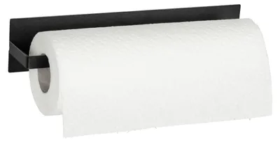 Produktbild von WENKO Küchenrollenhalter Rollenhalter Papierrollenhalter magnetisch schwarz Ima