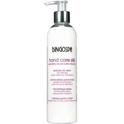 Produktbild von BingoSpa Handseide mit Schneckenschleimextrakt, 280g