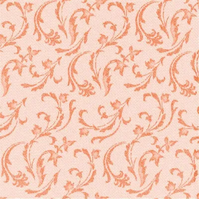 Image de 50 serviettes "ROYAL Collection" 1/4 pli 40 cm x 40 cm nectarine "Damascato"