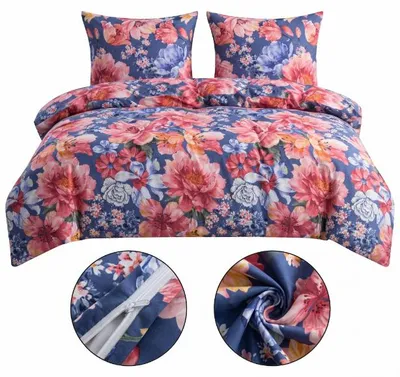 Zdjęcie produktu dla Komplet Pościeli Dwuosobowej 3D Garden 160x200 z 2 Poszewkami70x80