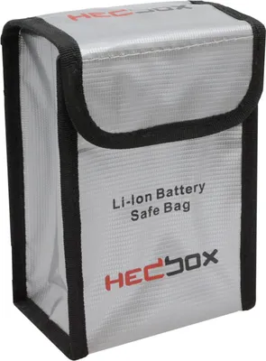 Produktbild von HEDBOX FIREBAG-L, Schwarz, Grau, 115 mm, 75 mm, 165 mm