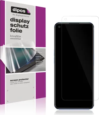 Produktbild von 1x Schutzfolie für Realme Narzo 50 Pro klar Displayschutzfolie Folie Display Schutz dipos