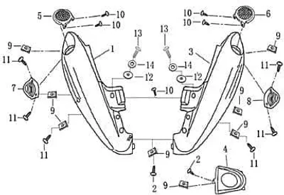 Produktbild von Dekogitter links schwarz 700772