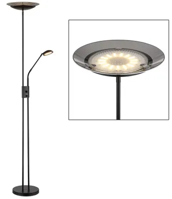 Produktbild von LED Deckenfluter, dimmbar, Lesearm schwenkbar, H 178,5cm
