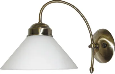 Image de Applique classique avec abat-jour E27 marron Marian 2701 Rabalux