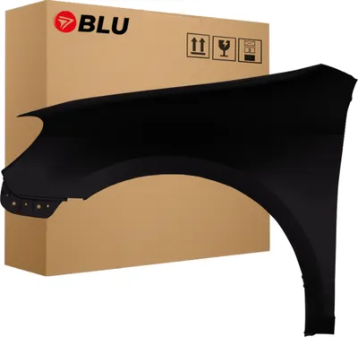 Zdjęcie produktu dla BLU Błotnik pasujący do VW Volkswagen GOLF VI 6 Kombi LC9X Lewy Czarny TiefSchwarz | 2008-2016 | Przedni Przód | Lakierowany | Gotowy do montażu | Stal