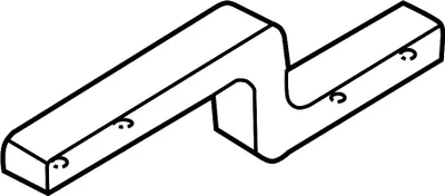 Produktbild von WESCO M7091012-1 Deckelverbinder für Ökontainer Junior DT / Verbindungsbrücke