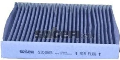 Produktbild von TECNOCAR EC696 Aktivkohle Innenraumfilter Pollenfilter für DACIA DUSTER für RENAULT Clio IV Schrägheck (BH)