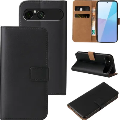 Produktbild von Handyhülle für Sony Xperia 10 VII Klapphülle Bookcase Flip Cover Hülle Handy Tasche Etui Farbe: Schwarz