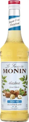 Produktbild von Monin Konzentrat Haselnuss, Dessertsirup, Haselnuss, 700 ml, Flasche, 43 kcal, 184 kJ