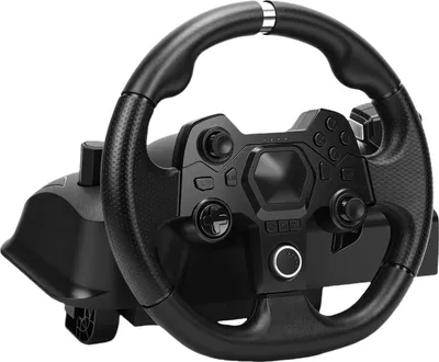 Produktbild von Gaming Lenkrad Set Fit für Switch Spielkonsole 11 Zoll Driving Force Racing Wheel und Pedal Unterstützung für Android PC