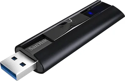 Zdjęcie produktu dla SanDisk Extreme PRO, 1 TB, USB Typu-A, 3.2 Gen 1 (3.1 Gen 1), 420 MB/s, Łożysko tulejowe, Czarny