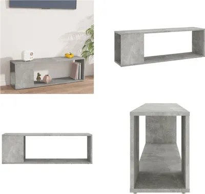 Immagine prodotto di mobile TV vidaXL grigio cemento 100x24x32 cm materiale a base di legno - mobile TV - mobili TV - mobili TV - mobili TV