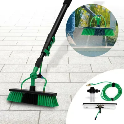 Immagine prodotto di Hammersmith AquaClean Deluxe - 3,6 m - Scopa con attacco acqua - Spazzola di lavaggio