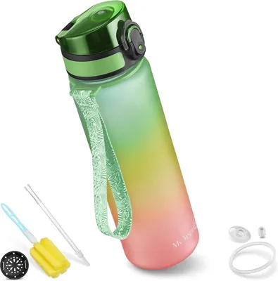 Auslaufsichere Trinkflasche für Kinder mit, Ansicht 2 von 7