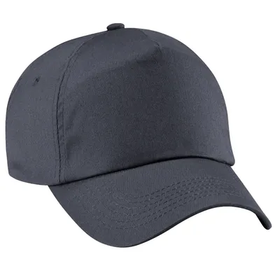 Produktbild von Beechfield Uni 5 Panel Baseballkappe Original RW201 (Einheitsgröße) (Graphit)