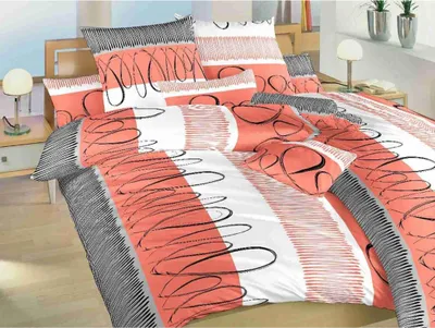 Produktbild von Leinen inklusive Flanell Evelina lachs 140x200, 70x90 cm