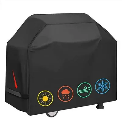 Produktbild von Gasgrillabdeckung – Wasserdichtes Grillabdeck, 210D Oxford, für Gasgrills, rechteckig 145x61x117 cm