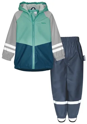 Produktbild von Playshoes Zweiteiliger Regenanzug Fleece-Futter, Gefütterter Matschanzug