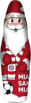 Produktbild von FC Bayern München FCB Schokoladen Weihnachtsmann Nikolaus 85 g