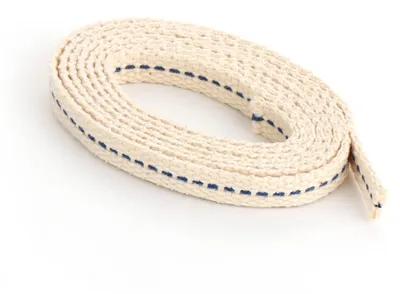 Flachdocht 3 m x 7 mm, 100% Baumwolle für Öllampen