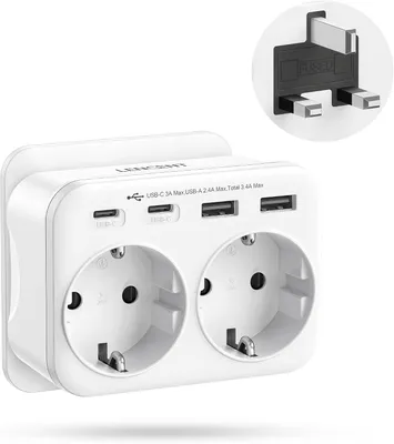 Produktbild von Reiseadapter für Großbritannien (UK) - Typ G, Reiseadapter, Steckdosenadapter