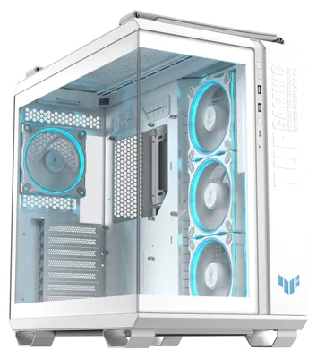 Produktbild von TUF GAMING GT502 HORIZON ARGB (weiß, Tempered Glass x 2)