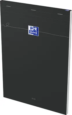 Immagine prodotto di Oxford 400191246 Blocco note Oxford Smart, DIN A4, a scacchiera, 80 fogli, nero