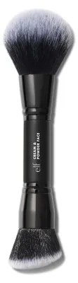 Obrázek produktu pro Štětec e.l.f. Dual-Ended Cream + Powder, štětec 2 v 1 pro dokonalý make-up