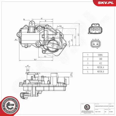 Produktbild von ESEN SKV 95SKV504 Ladedruckregelventil x