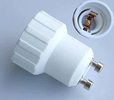 Zdjęcie produktu dla Adapter GU10 na E14 konwerter żarówek białe 4 sztuki 60W