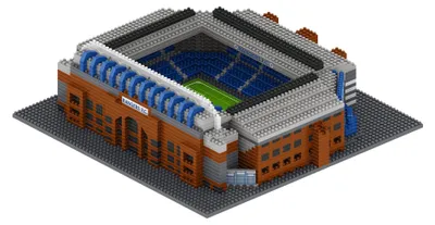 Productafbeelding van FOCO, officieel gelicenseerd product van Rangers FC, Ibrox. 3D-voetbalstadion, model BRXLZ