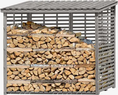 Produktbild von Kaminholzregal FLAMMO XL mit Rückwand