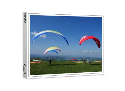 Image de puzzle premium raxxa "Paraglider sur la Wasserkuppe", 1000 pièces