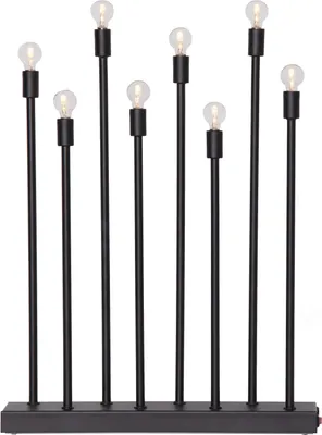 Produktbild von Star Trading 139-11, Leichte Dekorationsfigur, Schwarz, IP20, Schwarz, 8 Glühbirne(n), E10