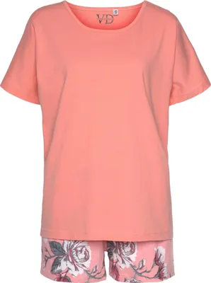 Produktbild von Vivance Dreams Shorty 2 -teilig coral-apricot Größe 52/54