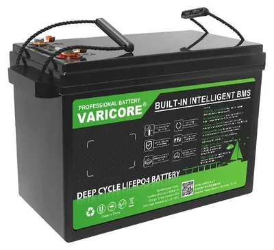 Obrázek produktu pro Baterie LiFePO4 12 V – 50 Ah Deep Cycle – integrovaný 4S BMS – pro obytné vozy, lodě, solární systémy – nabíjení 10 A – model 12 V 50 Ah-10 A