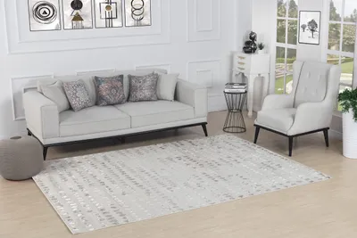 Marmor-Teppich 160x213 cm, beige, modern, weich, pflegeleicht
