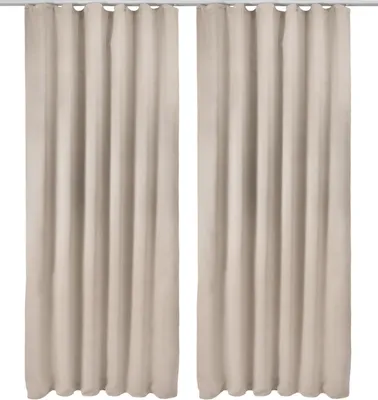 Produktbild von 2er Set Kräuselband Amelie Nora blackout 140x245cm