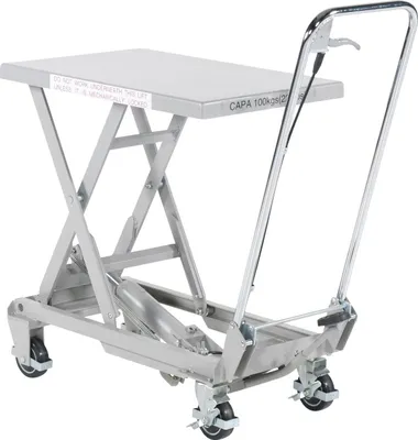 Produktbild von Fimm hydraulischer Hubtisch aus Aluminium mit 100kg Tragkraft